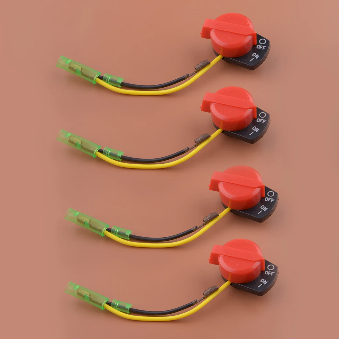 Manopola Interruttore 4 Pezzi Adatta Per Scheppach Hp 800 S Hp 1100 S Hp 1300 S Matrix Pc 1300 Piastra Vibrante