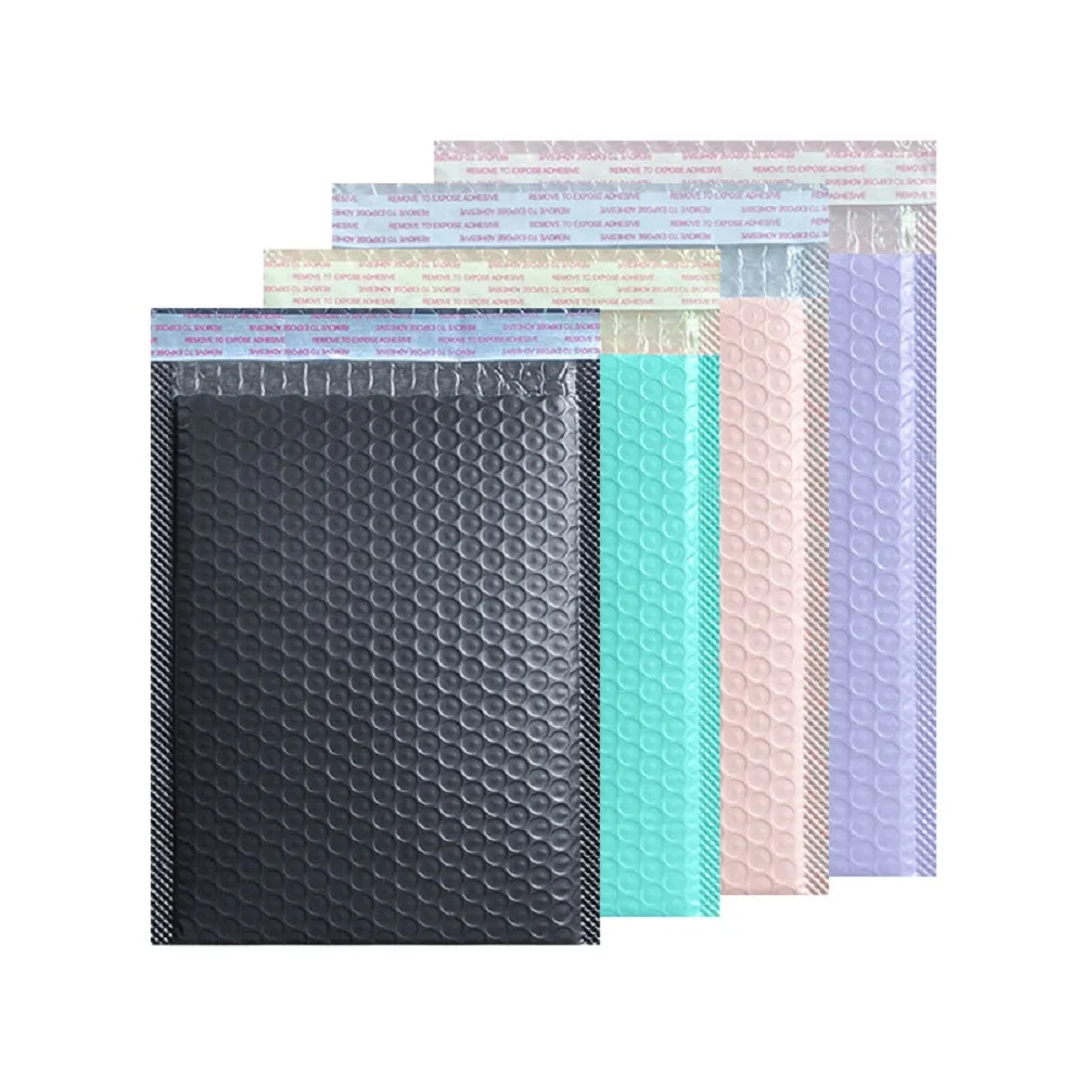 23x28 cm 10 pcs Black Bubble film Packaging Bag Plastic Bubble Envelopes Bag Poly Bubble Mailing package bag 3