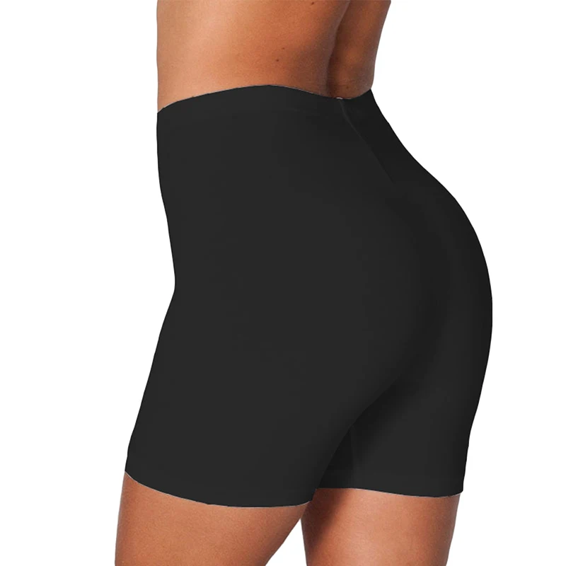 Ladies Fitness Shorts Large Size Stretch Elastic Three Points Leggings Women Solid Color Sports Clothing Female Feet Slim Shorts