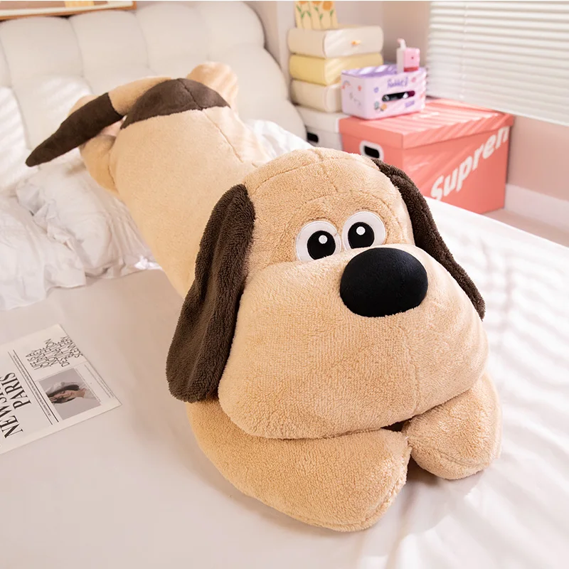 Kawaii Large Size Soft Long Dog Plush Pillow Stuffed Toy Cartoon Animal Puppy Cushion Perfect Birthday Or Valentine's Gift