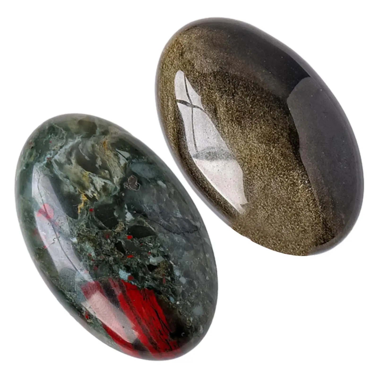 

Polished Crystals Stones Oval Stone Crystal Small Stones Decorative Stones for Bookcase Office Desk Tabletop Decoration