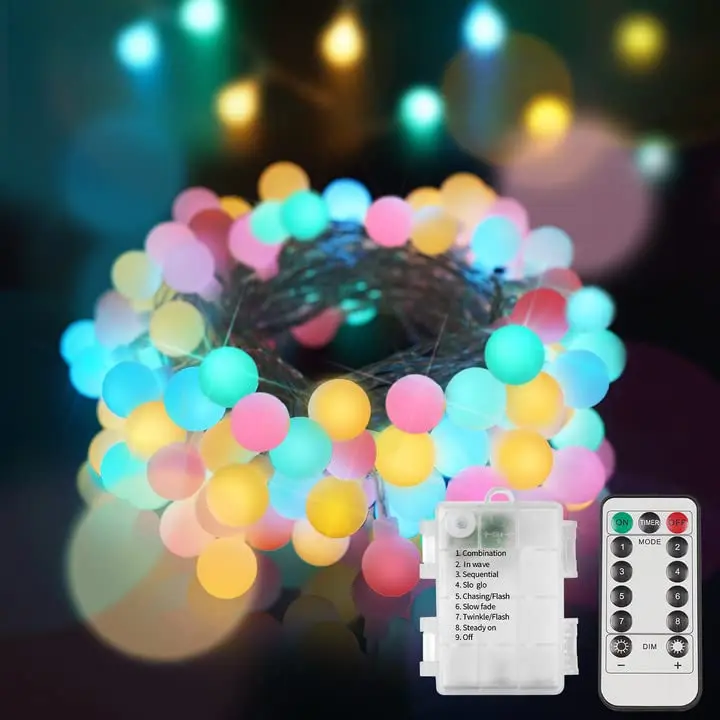 51020mBallChainFairyLightStringFestoonGarlandForChristmas