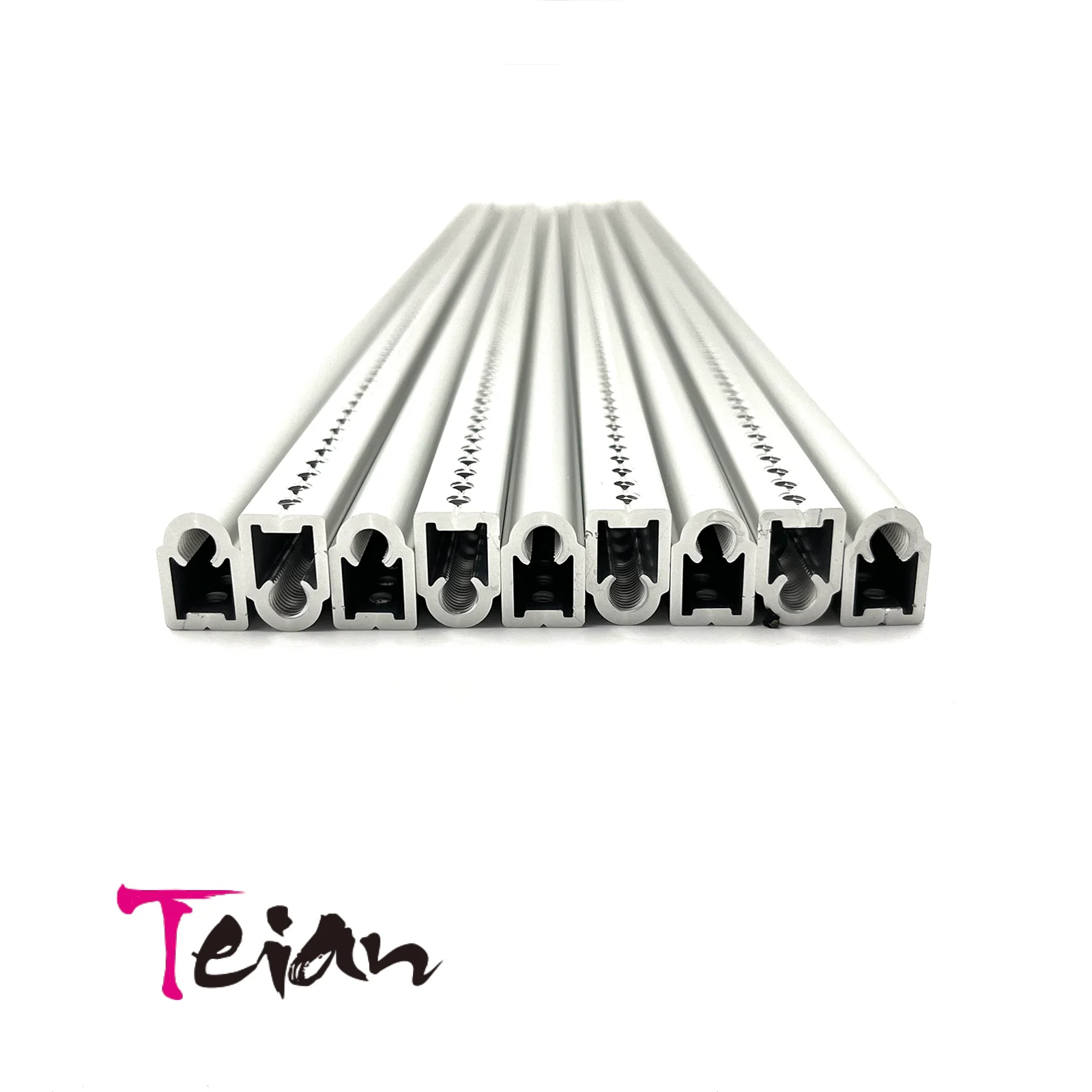Eurorack Rails Set for Teian 84hp Compatible Rails Strip Nuts