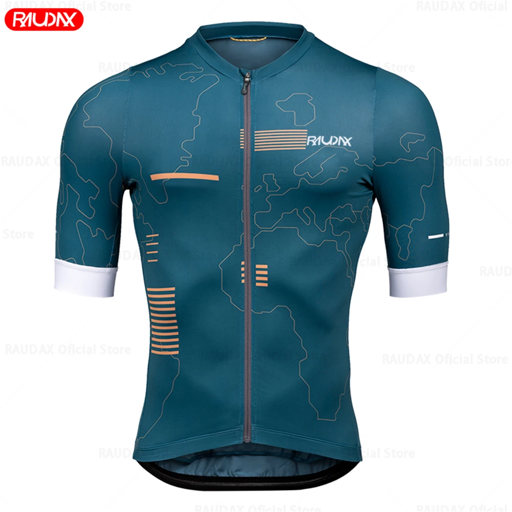 Raudax Cycling Jersey 11 Colour Cycling Racing Tops Short Sleeve Cyclist Clothes Shirt Maillot Summer Bicycle Bike Wear New