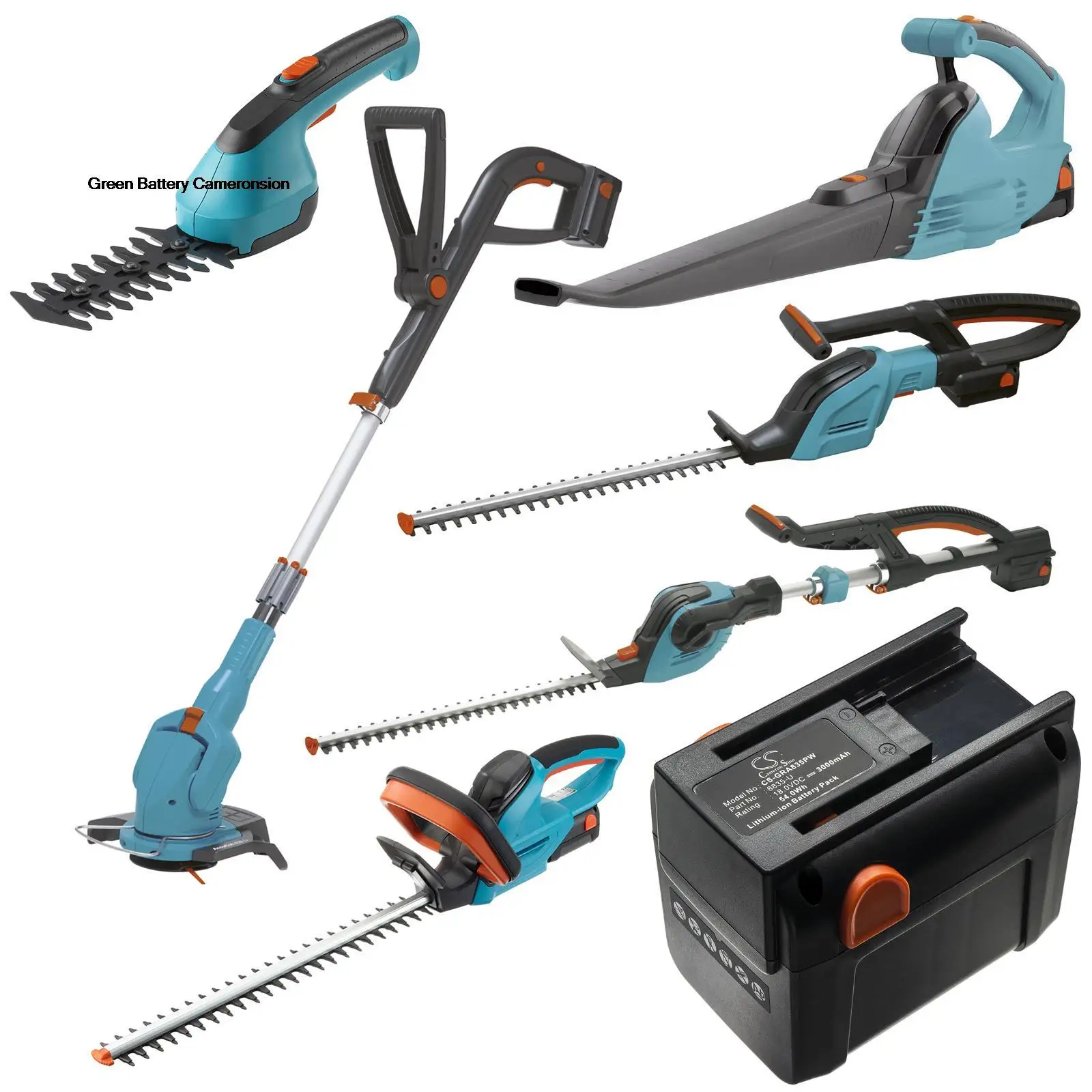 

GreenBattery CameronSino 3000mAh Gardening Tools for Gardena AccuCut 18-Li,8841,AccuCut Li 450,EasyCut 50-Li,CST 2018-Li,8835-U