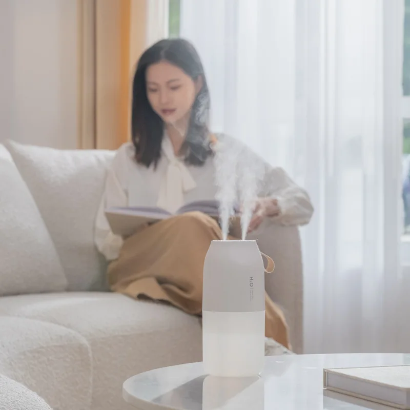 Wireless Air Humidifier Aroma Diffuser 2000mAh Battery Rechargeable Double Nozzle Essential Oil Diffuser Mist Maker Humidifier