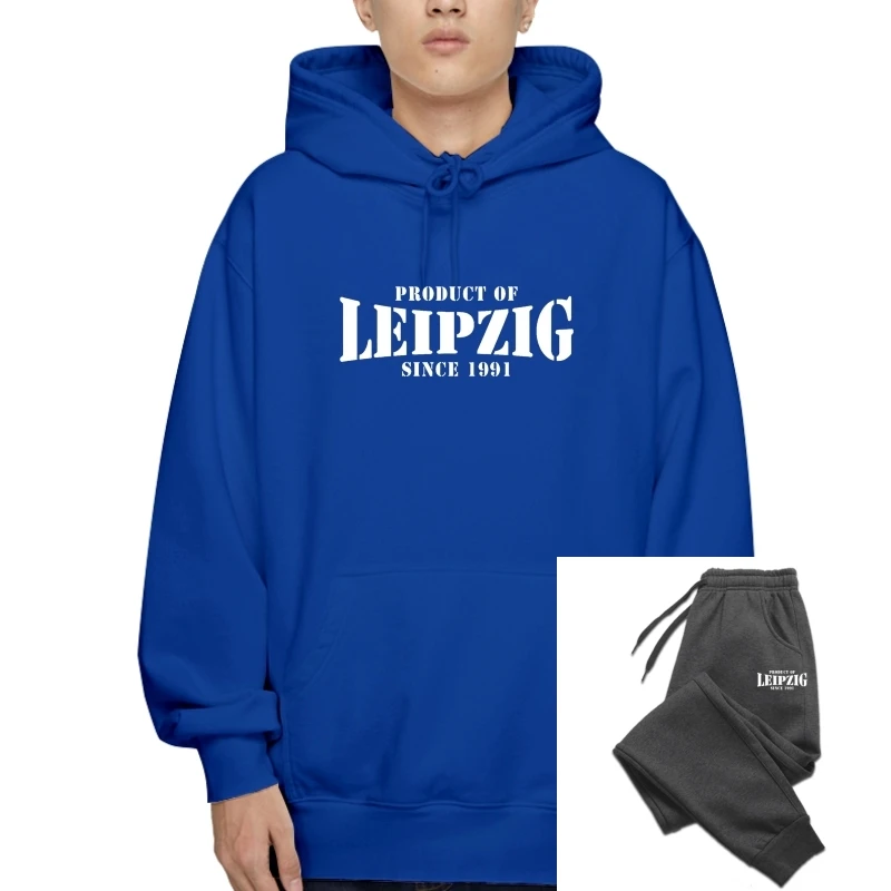 

Product Of Leipzig Germany Mens SweaHoody Sweatshirt Hoodie Place Birthday Gift Men 2017 Summer Winter Men'S Pullover