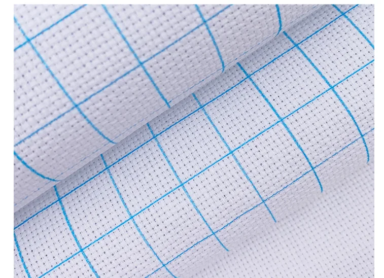 Cross-stitch pure cotton fabric 14CT pure cotton water-soluble no-grid fabric hand-made DIY embroidery cross-stitch