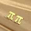 Chandler Stainless Steel Simple Pi Earrings Pi Symbol Math Jewelry Mathematics Teacher Gift for Men and Women 6