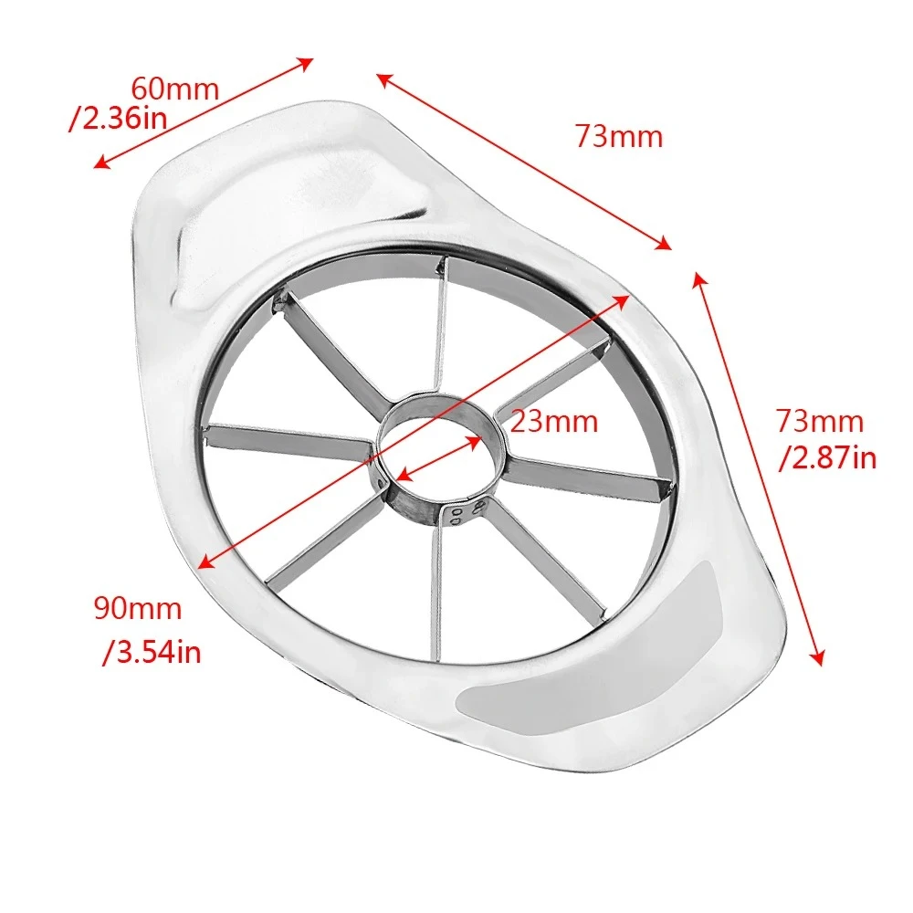Fruit Slicer Stainless Steel Apple Cutter Vegetable Fruit Kitchen Gadget Accessories
