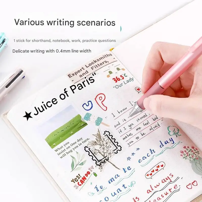 Japan Pilot Modular Pen Juice Up 3/4 Color 0.4mm Ultra-fine Gel Pens Water-base Smooth Writing Versatile Stationery Aacsesories gel pens