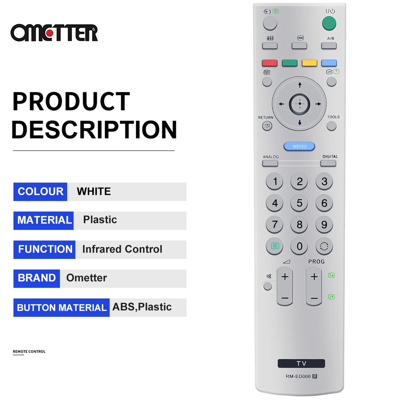 RM-ED008 For Sony LCD TV Remote Control KDL-32S2510 46S2530