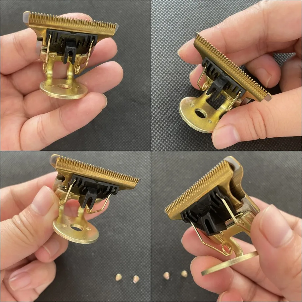 4Pcs/Set Size 1.5/3/4.5 T-Blade Men's Hair Clipper Trimmer Limit Comb Guide Combs Barber Replacement for T9 Trimmer 4
