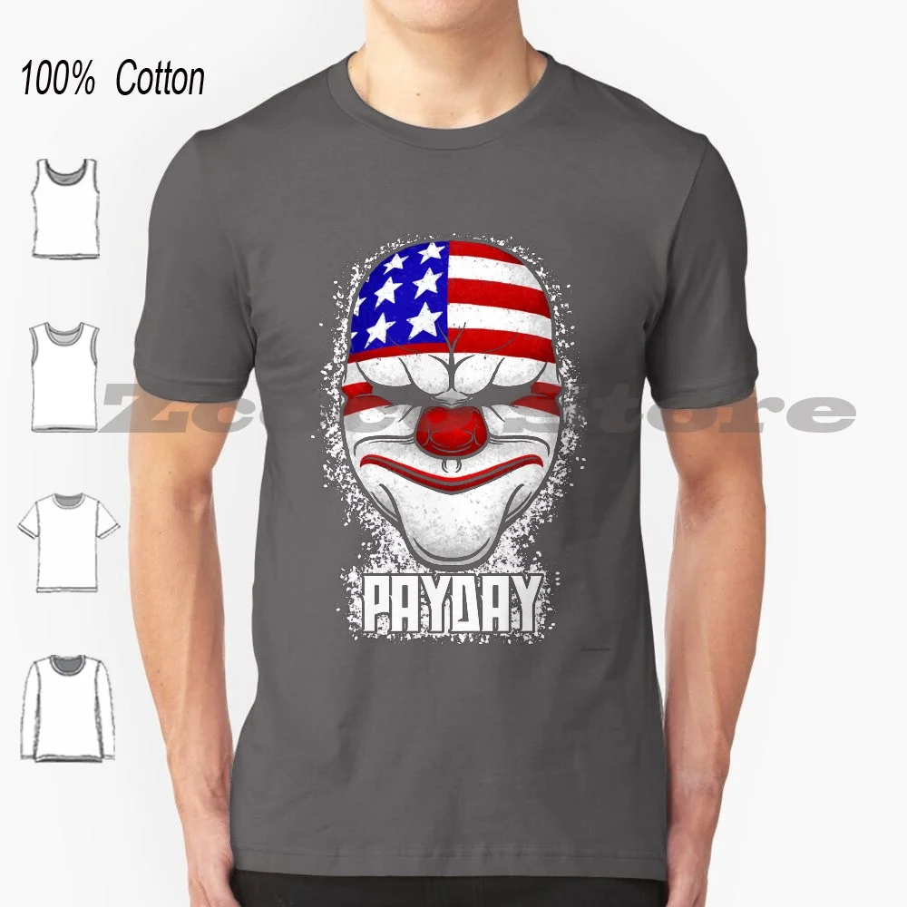 Giorno Di Paga-Dallas T-Shirt 100% Cotone Uomo Donna Modello Personalizzato Dallas Giorno Di Paga 2 Giovenche Banca Rapinatori Giorno Di Paga