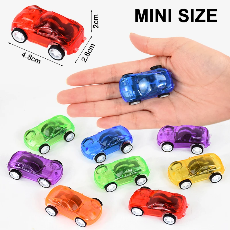 10/30Pcs Mini Pull Back Car Toy Kids Birthday Party Favors Boys Girls Gift Pinata Filler Classroom Prize Vehicle Racing Car Toys