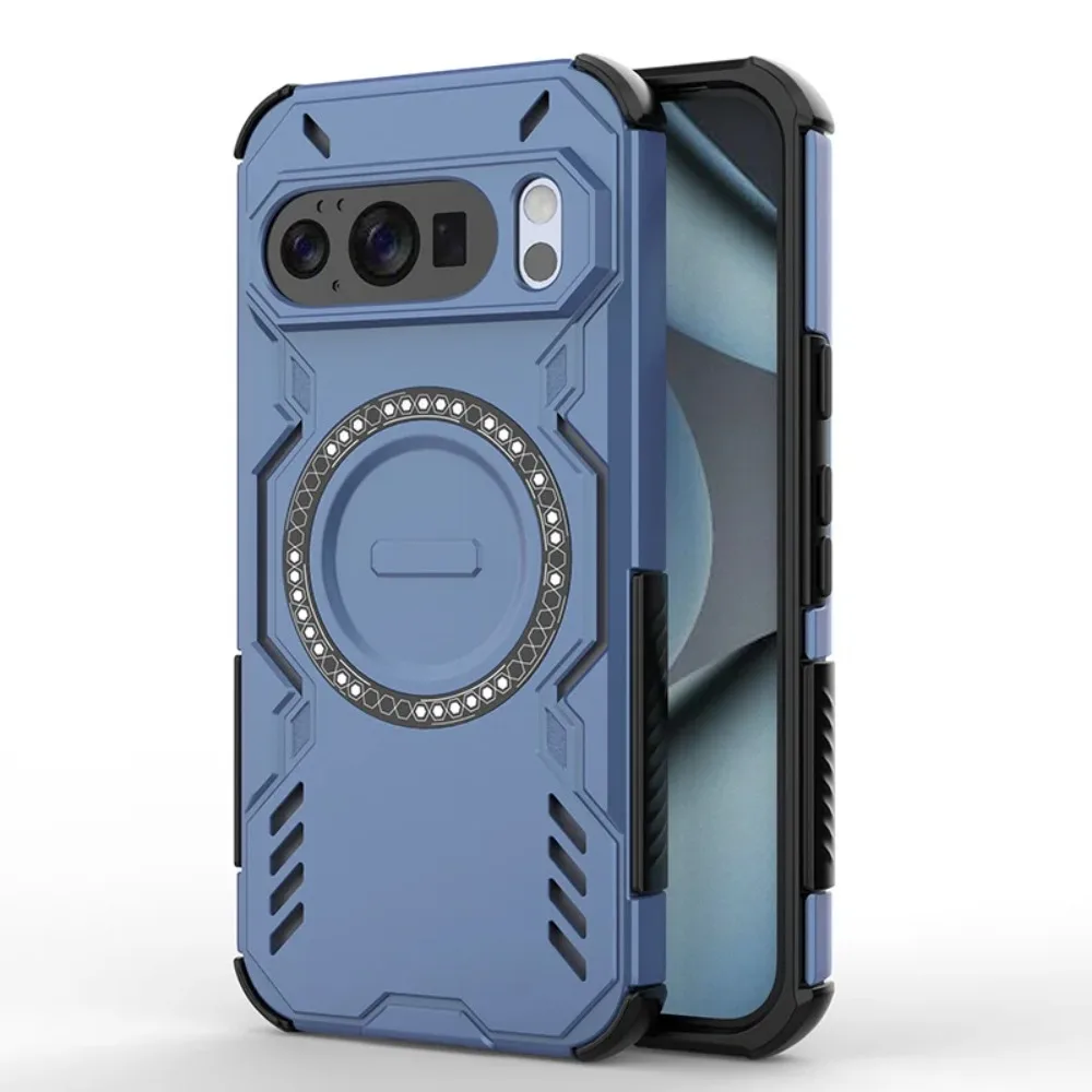 Premium Armor Magnetic Charging Phone Case with Airbag Protection and Heat Dissipation