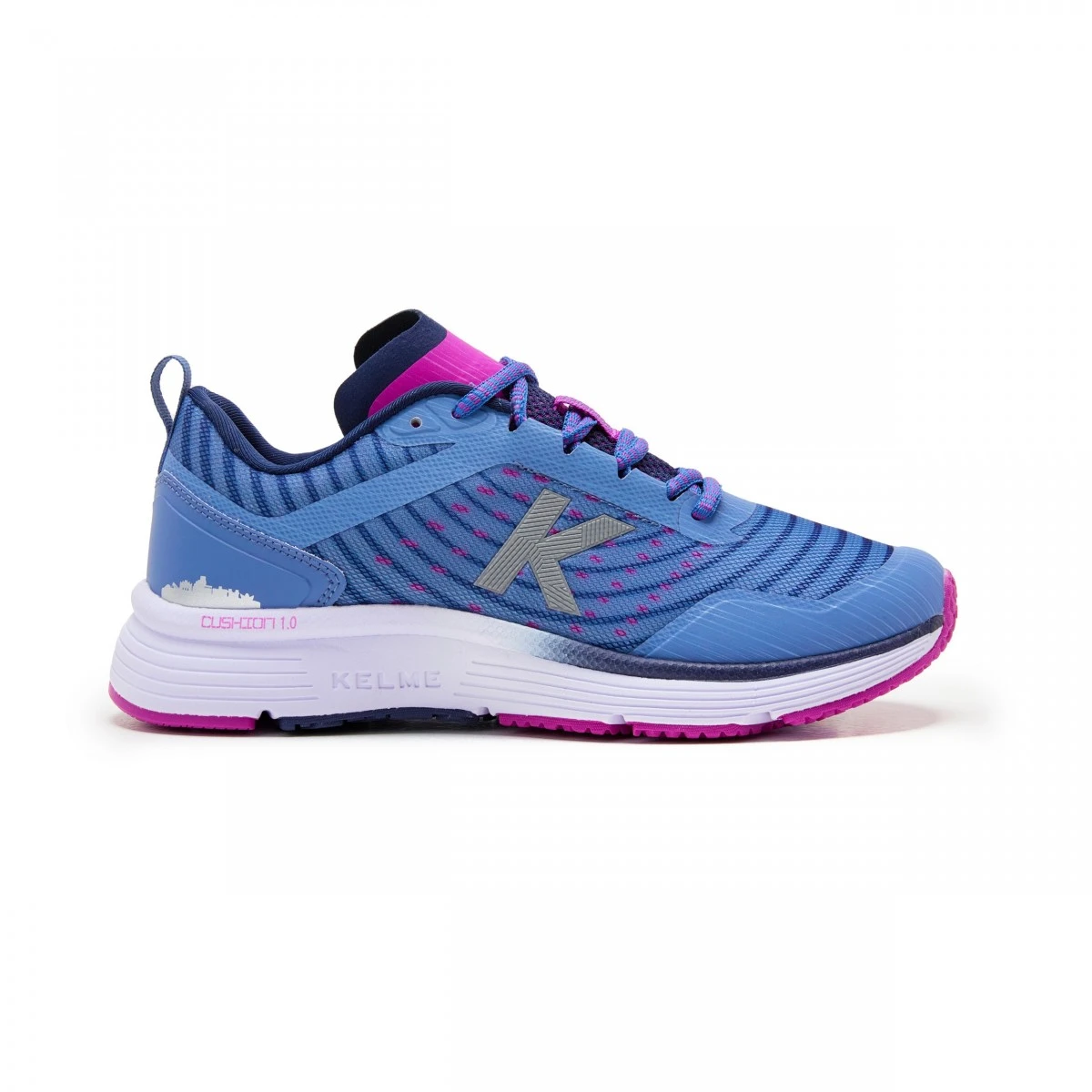 Kelme Tienda Oficial Valencia Azul Zapatillas Running Mujer En Textil + Piel Sintética 46952 3 Primavera 2022| | - AliExpress