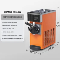 Machine à crème glacée d'été chaude 3,5 l, Heladera Para Hacer Helados Niños de bureau à haute efficacité 6