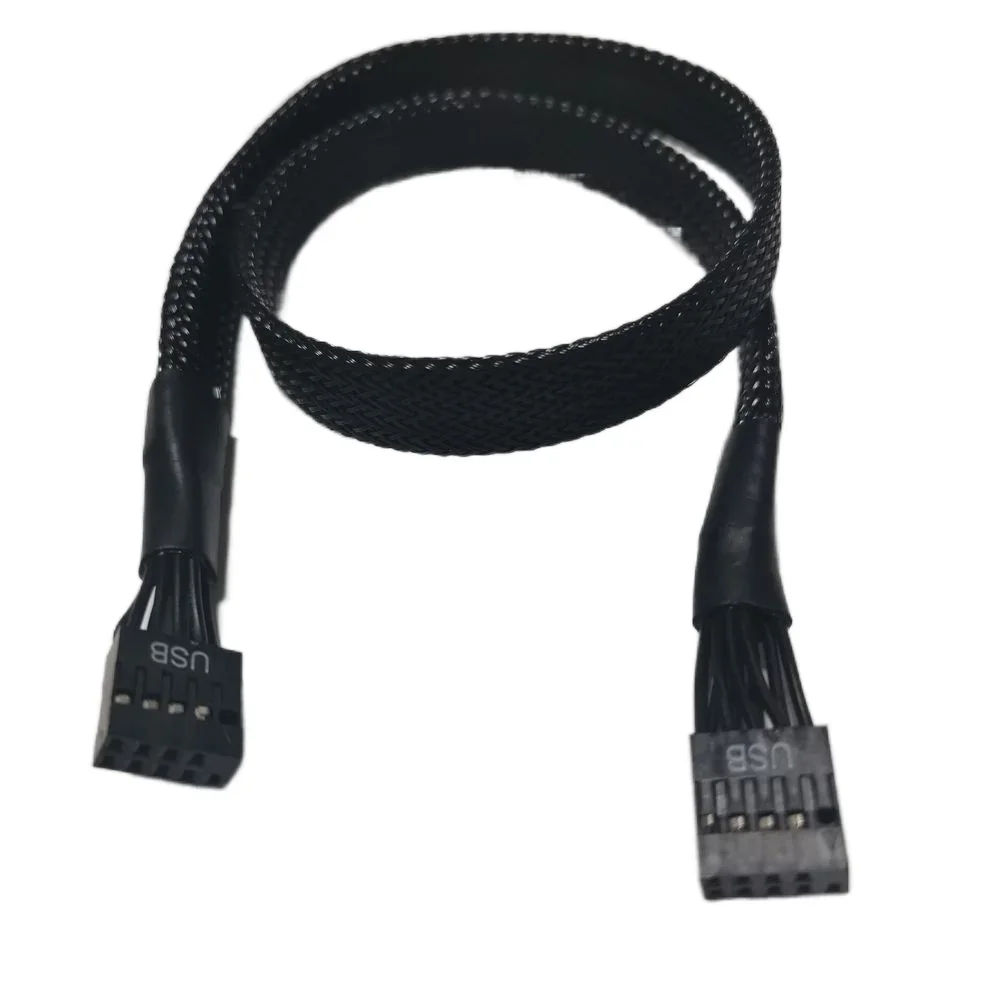 Scheda madre scheda madre 9pin USB 2.0 femmina per estensione cavo dati Dupont linea filo 50cm per PC fai da te