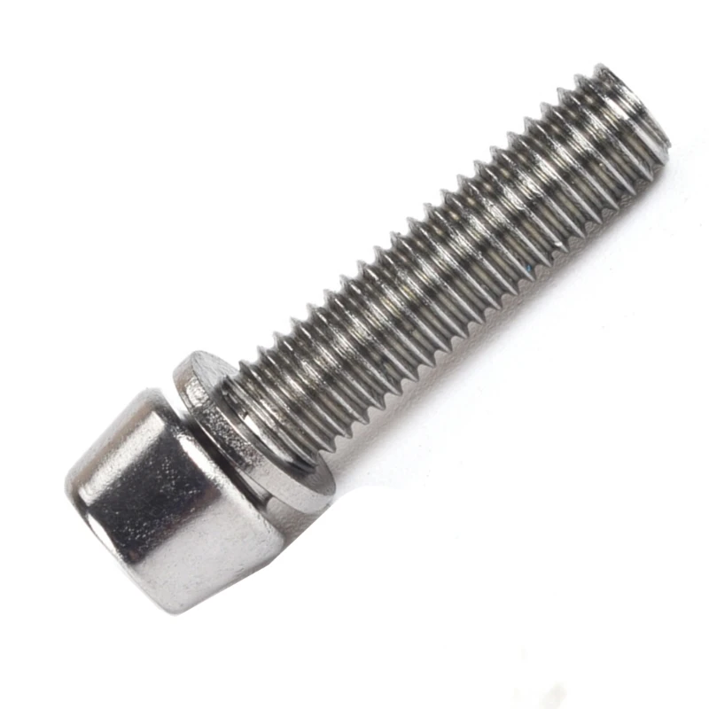 New 10Pcs M6x20mm Bicycles Stem Screw Tapered Head Bolts Screws with Washers