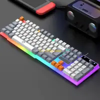 85DC 104 Keys= Gaming Keyboard and Mouse Combo with LED Backlit Quiet Computer Keyboard PC Keyboard USB Corded Keyboard - Image 4