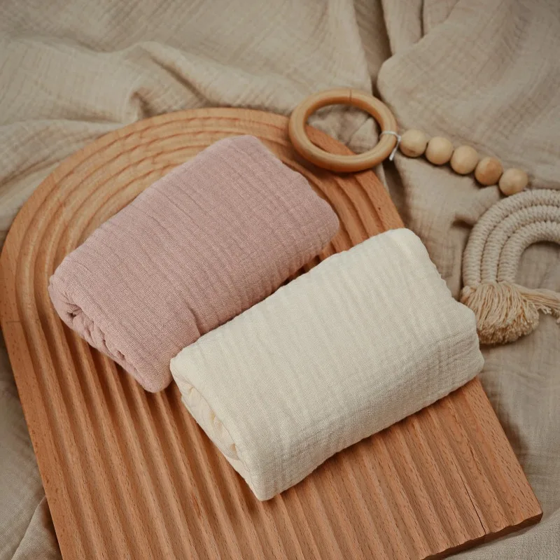 Lulumoon Set di 2 lenzuola in mussola per culla e bambino, morbide e