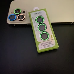 Luminous Camera Lens Protector - Premium Glass Protection Film Accessory for 15pro 15proMax(3pcs (Green)