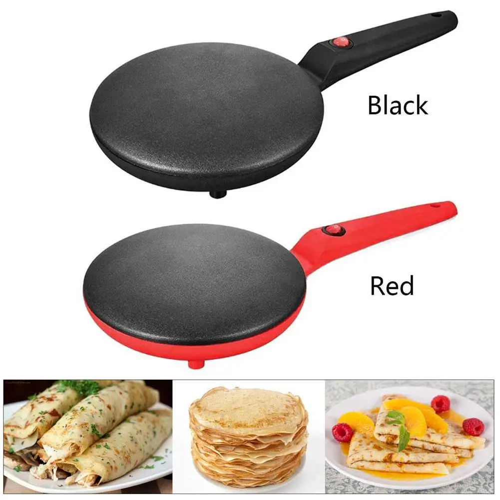 Electric Crepe Maker Pizza Pancake Machine Non-Stick Griddle Baking Pan  Cake Machine kitchen Appliance Cooking Tools Sonifer