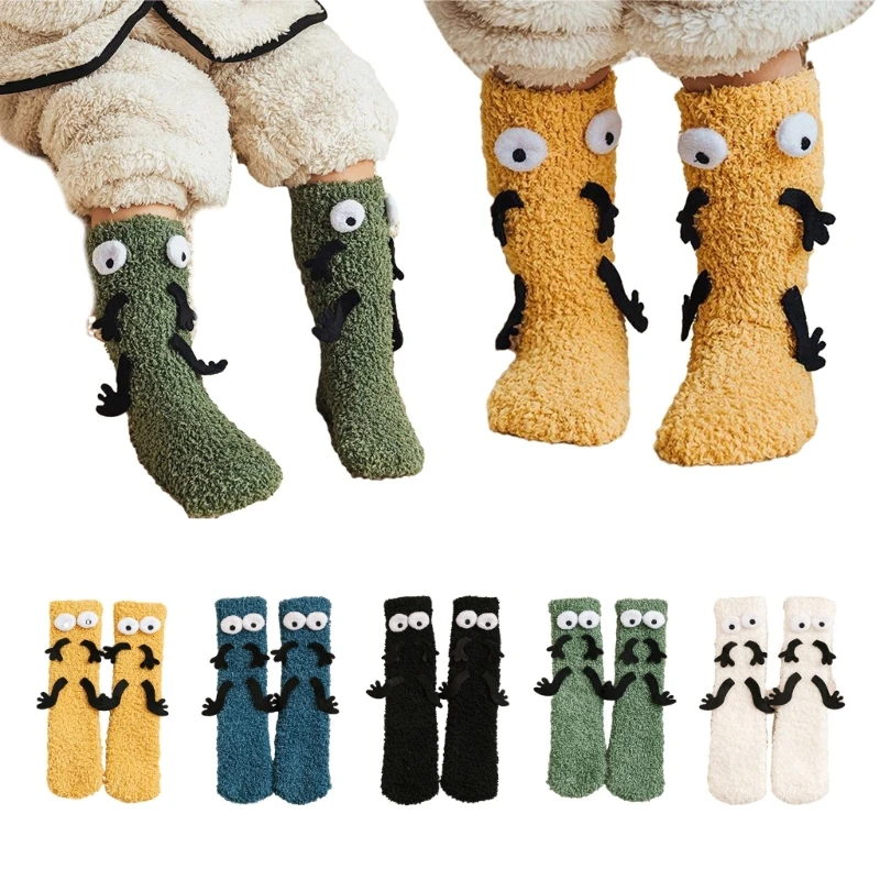 

Детские нескользящие носки-тапочки из кораллового флиса, детские носки с героями мультфильмов, дышащие зимние теплые домашние