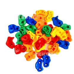 Pierre d'escalade pour enfants de 7 à 12 ans, équipement en plastique, accessoires, Point d'escalade, entraînement physique, 10 pièces 