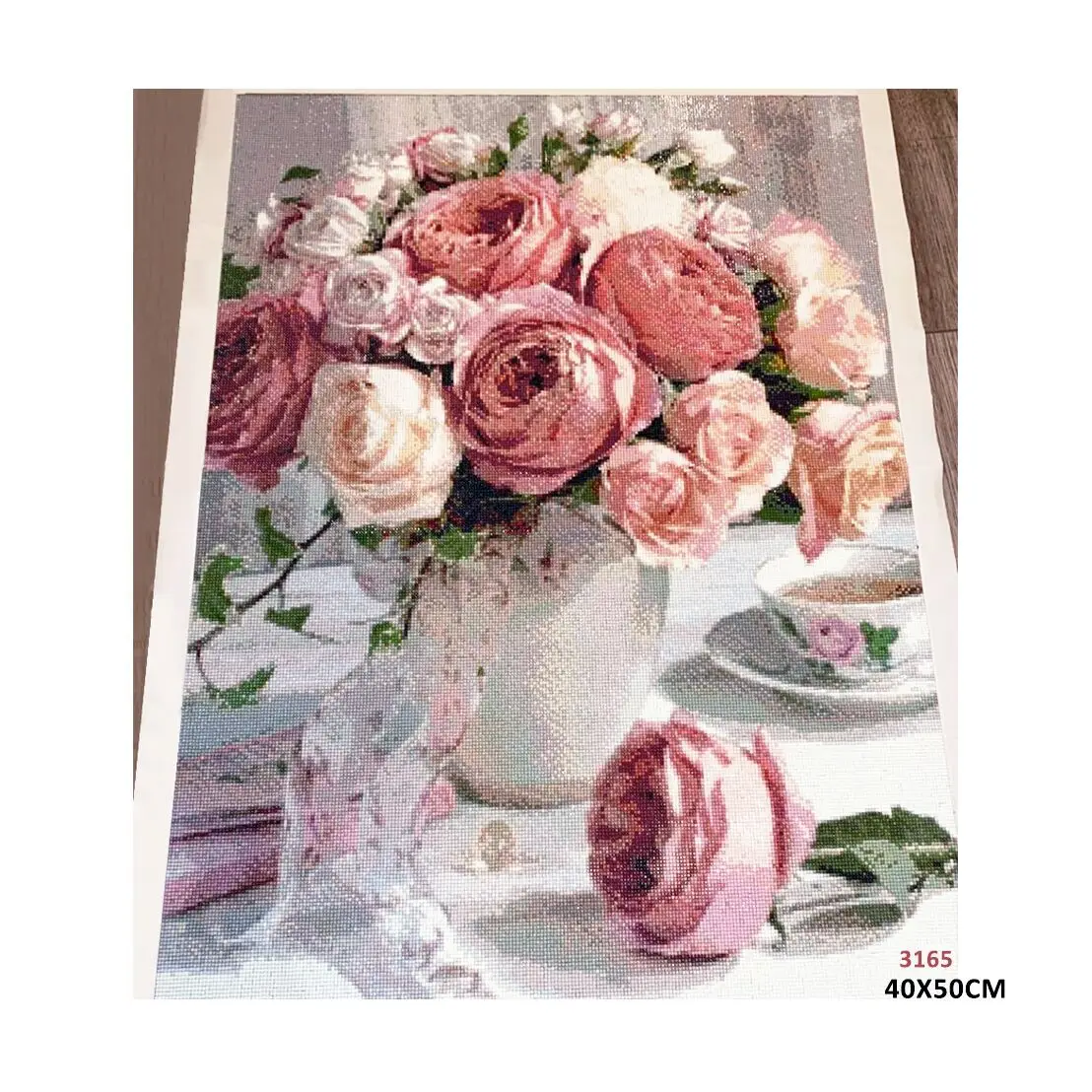 5D DIY Diamond Painting Kit Flower Cross Stitch Mosaic Diamond Embroidery Rose Full Square Drill Home Decoration diamond art painting kit diamond painting set diamond painting