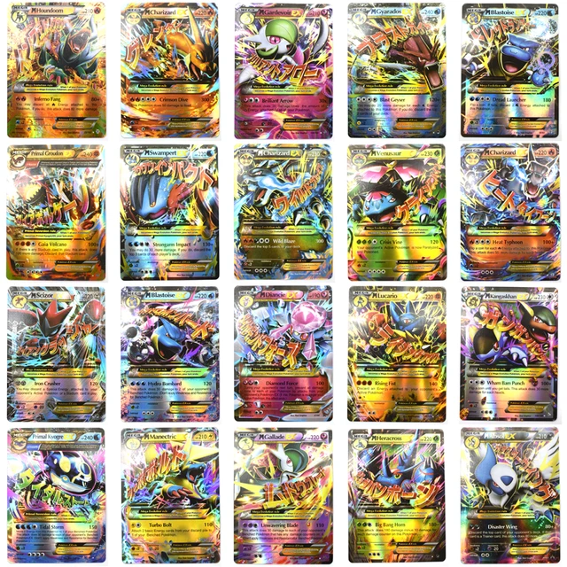 NEW Pokemon Cards Anime Shining English Pokemon Cards TCG Game V VMAX EX MEGA Pikachu Charizard Battle Carte Trading Kids Toys 4