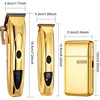 Professional Hair Clipper for Men, 1 Set T-blade Body Trimmer Electric Shavers Razor Set, Cordless Barber Clipper 2