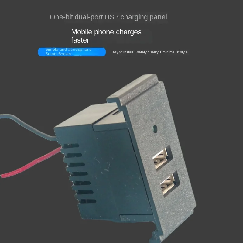 케이블 포함 듀얼 홀 어댑터, 휴대폰 충전기 전원 소켓 및 스마트폰 전원 매칭 패널 모듈에 적합, 5V2.1AUSB Best5 케이블 포함 듀얼 홀 어댑터, 휴대폰 충전기 전원 소켓 및 스마트폰 전원 매칭 패널 모듈에 적합, 5V2.1AUSB Best5