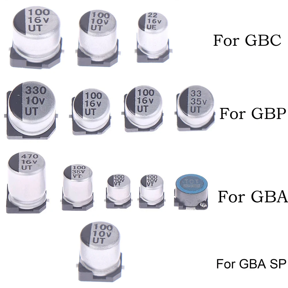 Per Gameboy Advance Gba Condensatore Della Scheda Madre Per Gameboy Color Pocket Gbc Gbp Gba Sp Sostituzione Della Riparazione Della Scheda