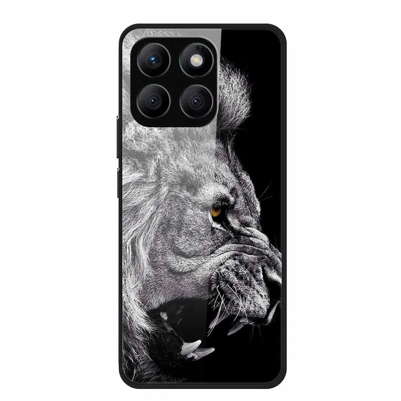 Enhanced Tempered Glass Protective Phone Case with Soft Bumper Design