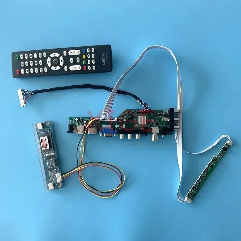 

Плата драйвера для B170PW02 B170PW04 B170PW07 DVB цифровой сигнал 1440*900 2CCFL LVDS-30Pin ЖК-дисплей комплект «сделай сам» USB + HDMI + VGA + AV + IR