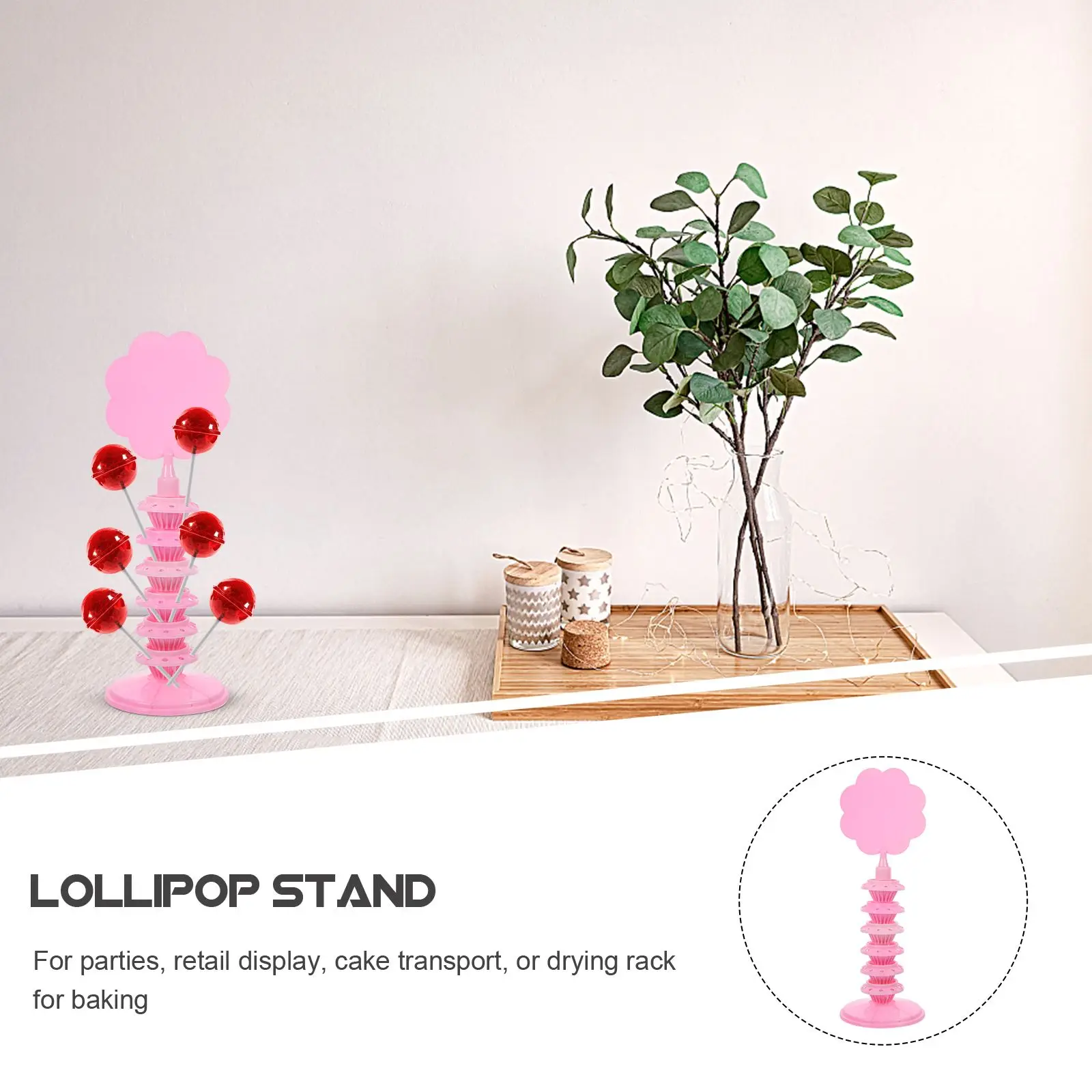 Plastic Lollipop Holder Party Lollipop Holder Cupcake Dessert Decorative Dessert Stand Cake Pops Cake Pops Stand
