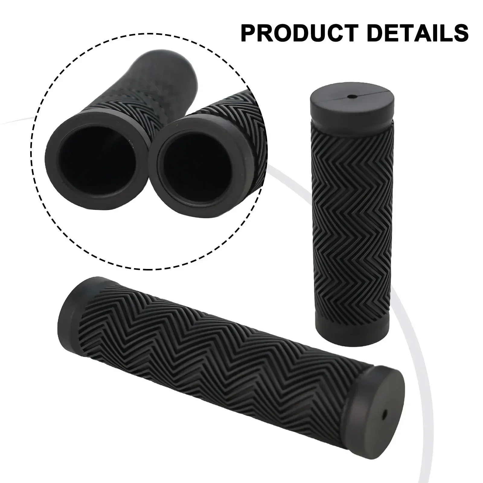 Bicycle Handlebar Grips Anti-skid Bike Handle Bar Grips Rubber Covers MTB Mountain Bike Bicycle Scooter Accessories Long/short