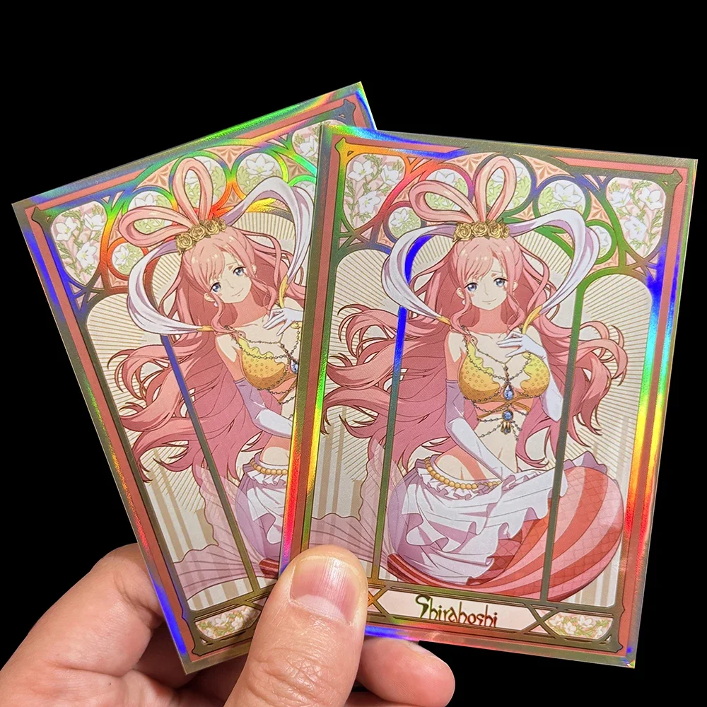 60PCS ONE PIECE Foil Card Sleeve Customized Hancock Shirahoshi
