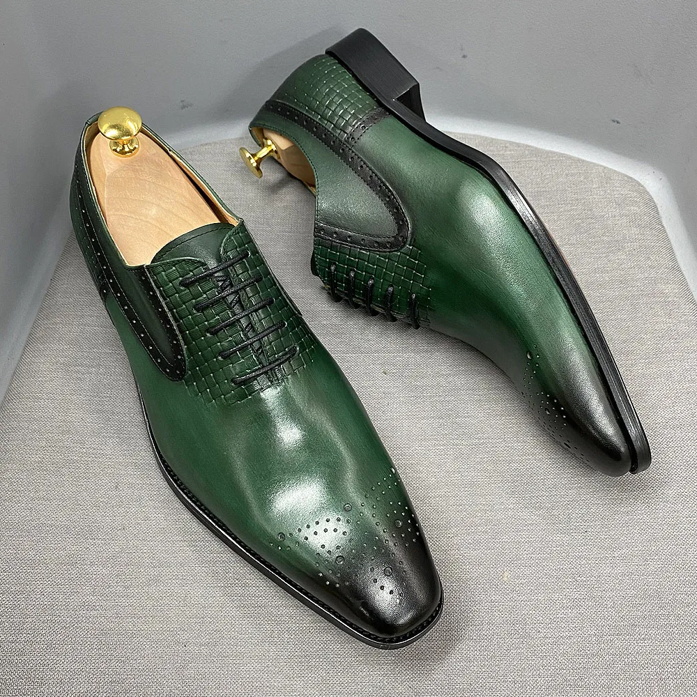 Homme Chaussures Chaussures  à lacets Chaussures Oxford Chaussures à lacets Cuir Churchs pour homme en coloris Vert 