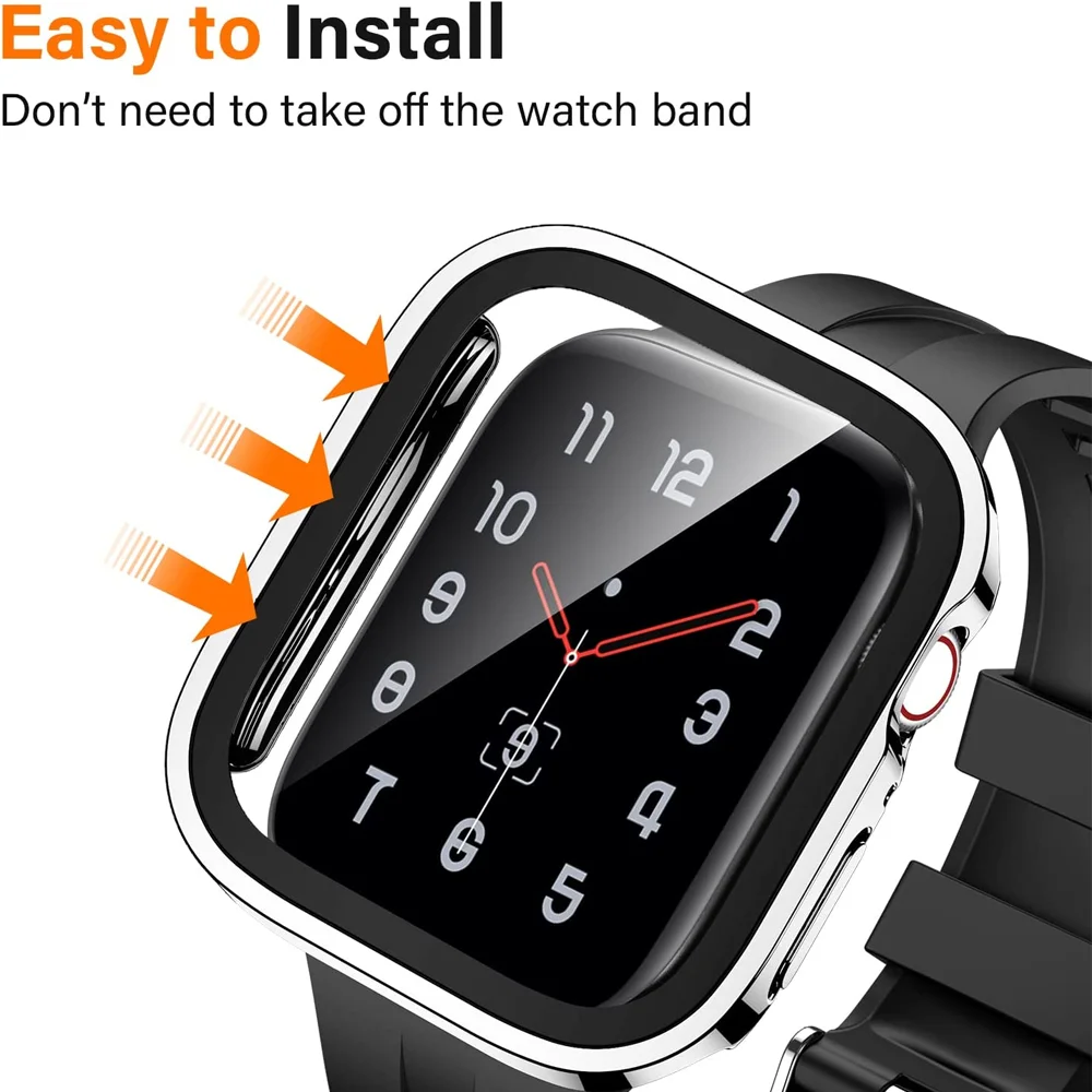Premium Tempered Glass Apple Watch Cover - Ultimate Screen Protection