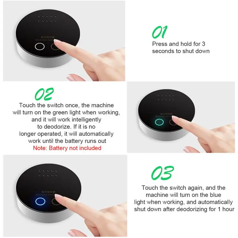 Portable Germicidal Air Purifier for Pet Odor and Disinfection