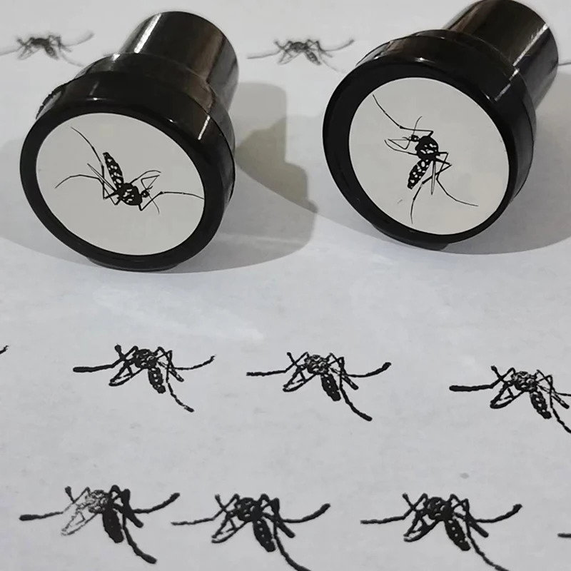 

Mosquito Stamps Toy For Kids Self-Inking Stamp Mosquito Stamps Seal Scrapbooking DIY Painting Photo Album Decor