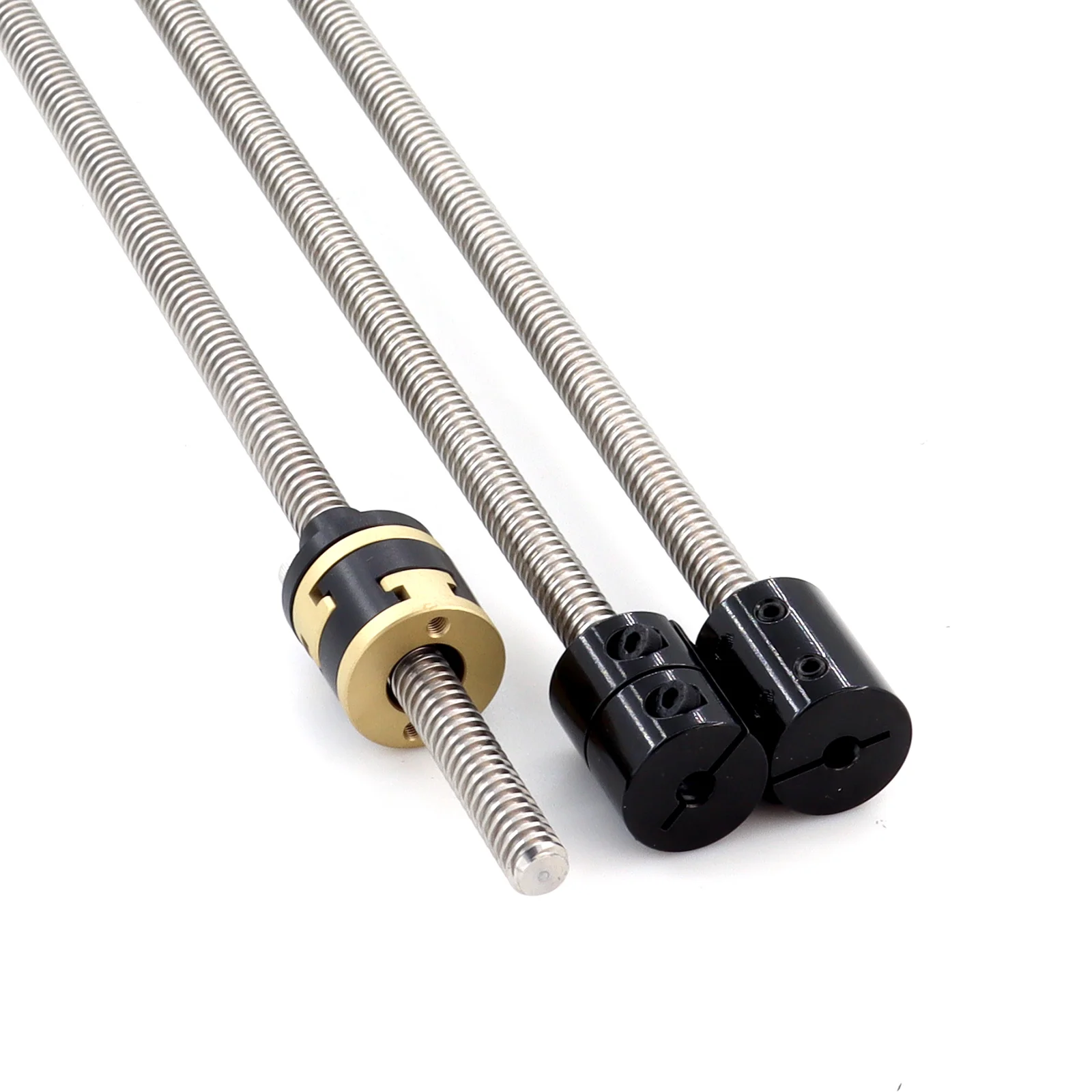3 Pack Z axis TR8*4 Custom Metric Lead Screws 380mm 480mm 580mm