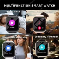 New Smart Watch Android Phone 2.01'' Infinite Screen Bluetooth Call Blood Oxygen/Pressure Monitoring Smart Watch Women Men Band - Image 3