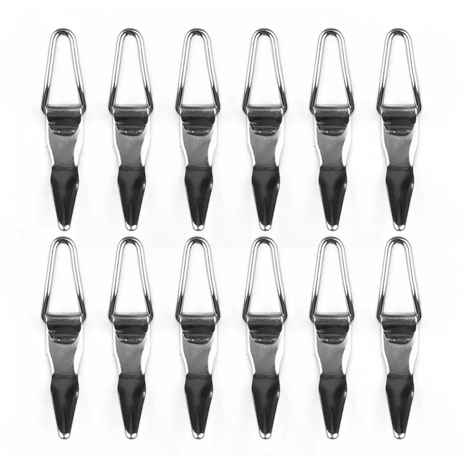 

6pcs Hook Keeper Stainless Steel Building Rod Guides Collapsible Hook Keeper For Hook, Lure And Fly