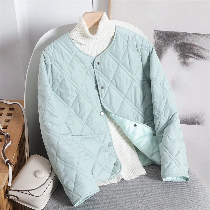 2026 New Spring Autumn Down Jacket Women Parkas Short Eider Warm Cotton Padded Coat Ladies Korean Outerwear Light Female Outcoat