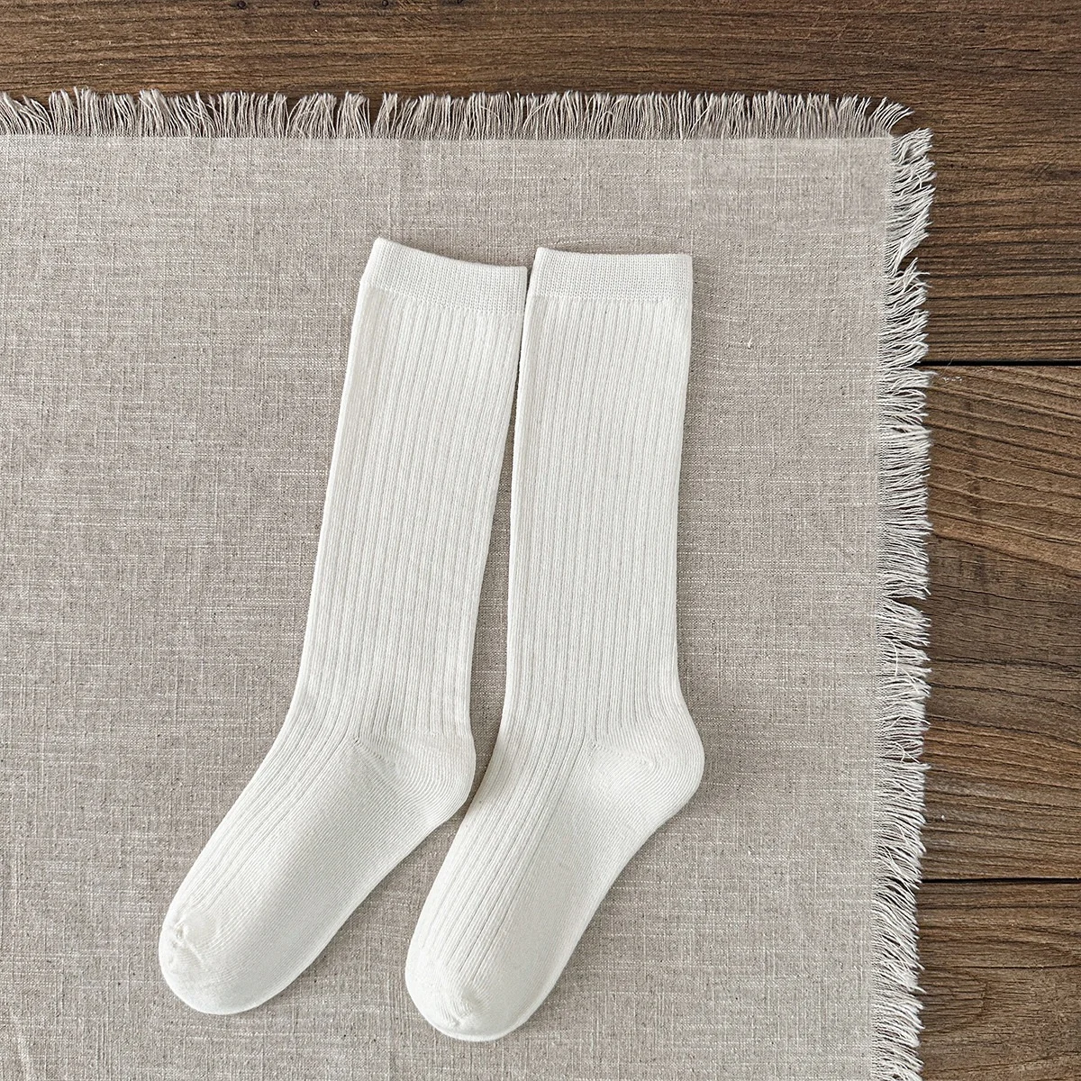Kindersocken für Mädchen und Jungen, lässig, für Kinder, Studenten, Strümpfe, Baumwolle, Frühling und Herbst, Baby, lange Wadensocke, College-Stil, 3–12 Jahre – Detail 14