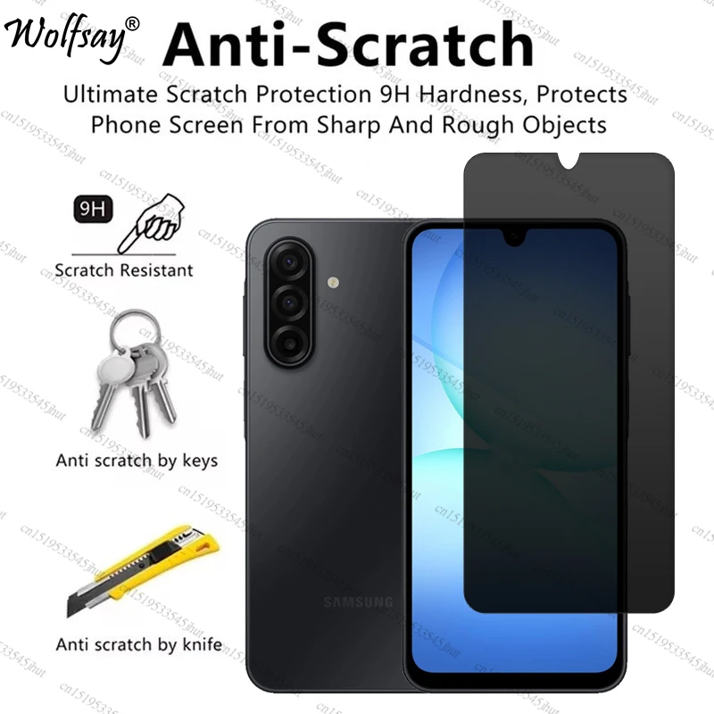 Privatsphäre Displayschutzfolie für Samsung Galaxy A17 5G Anti-Spy gehärtetes Glas Samsung A17 5G Kameraglas für Samsung A17 5G Glas – Detail 2